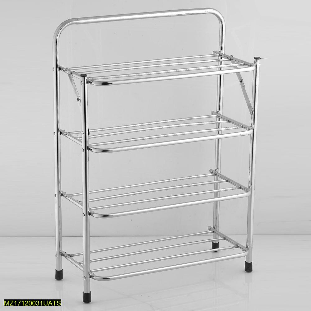 4-Layer Iron Shoe Rack – Holds 6 Pairs, Durable & Easy to Assemble