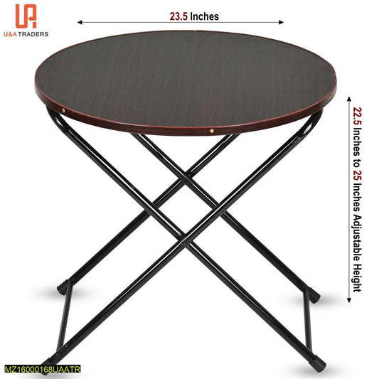Folding Wooden Coffee Table – Adjustable Height, Stylish & Space-Saving Design
