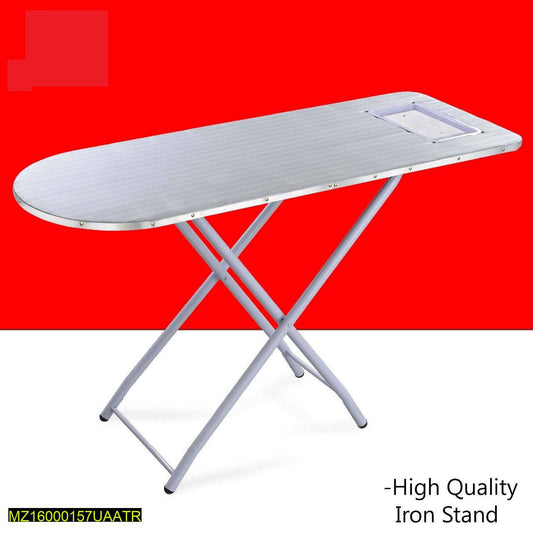 Foldable & Adjustable Iron Table – Durable Stainless Steel, Space-Saving Design
