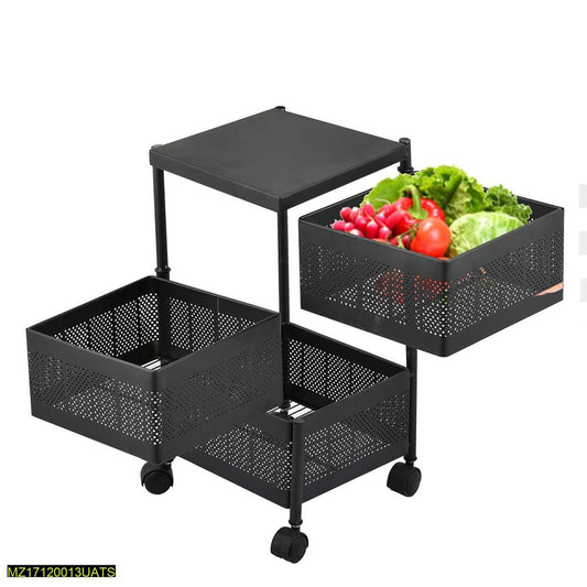 3 Layered Rotatable Fruit Basket